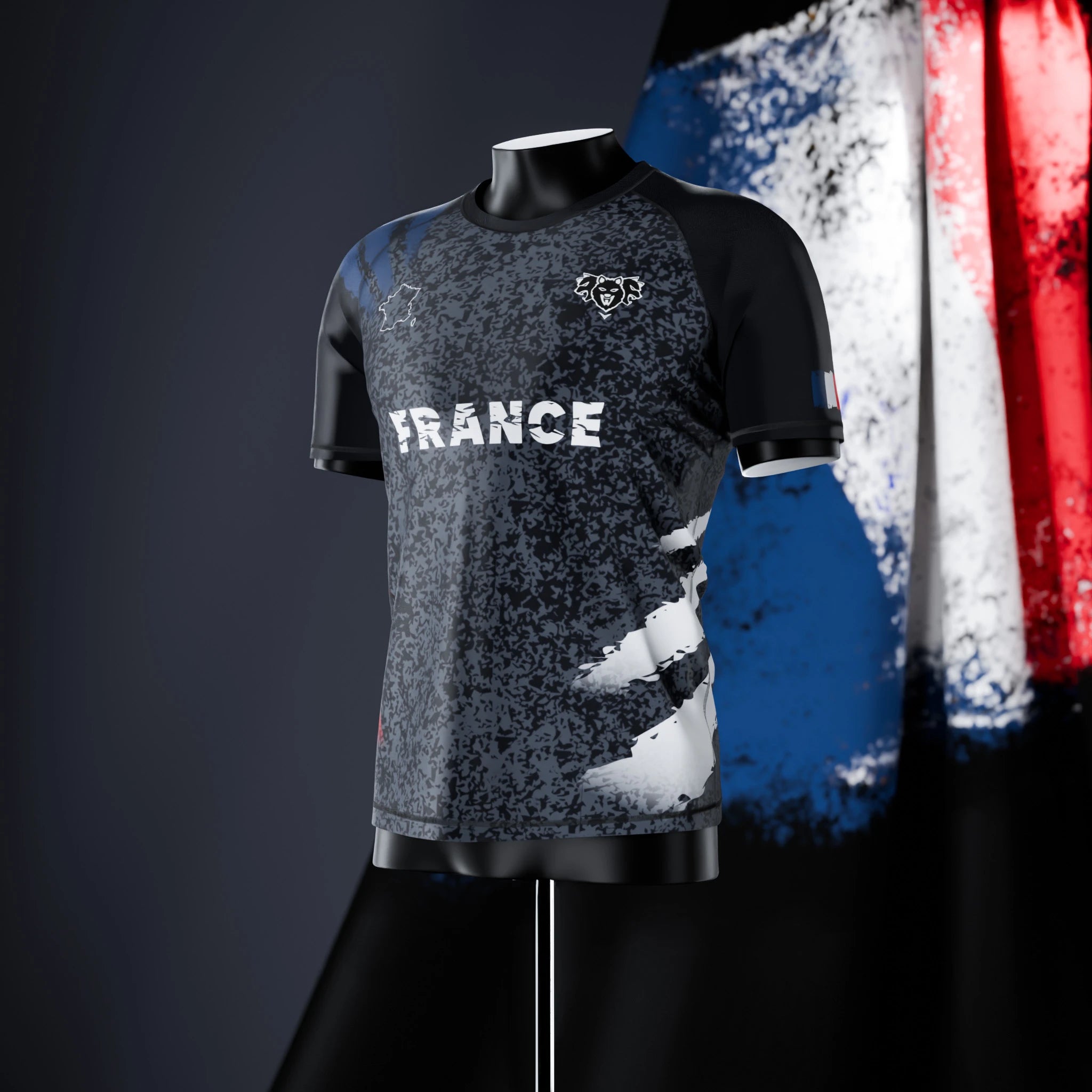 Rashguard à manches courtes - France