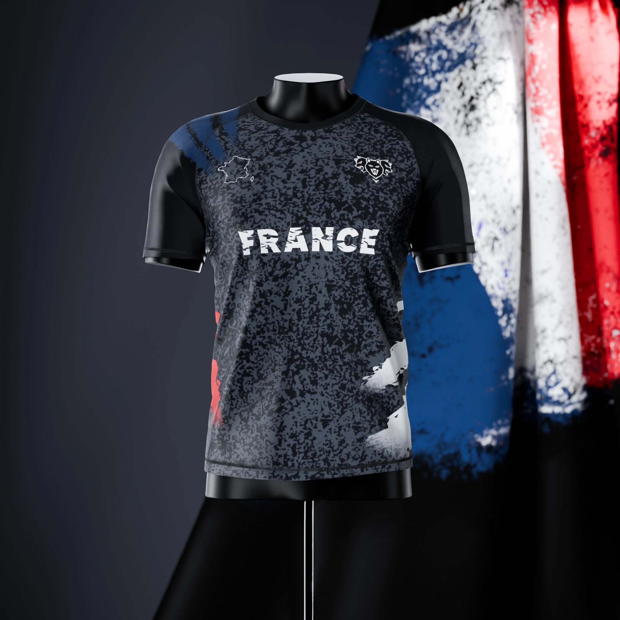 Rashguard à manches courtes - France