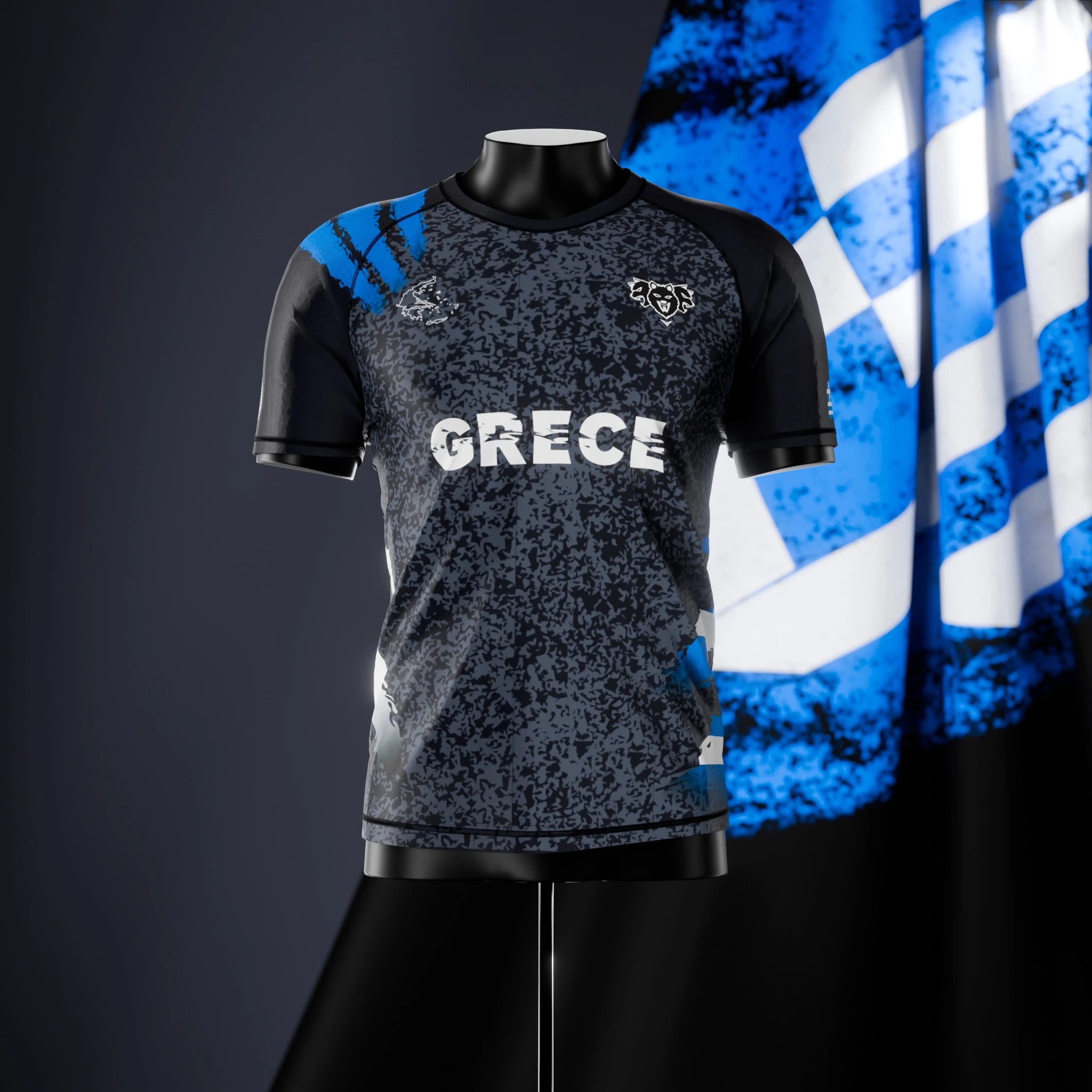Rashguard à manches courtes - Grèce