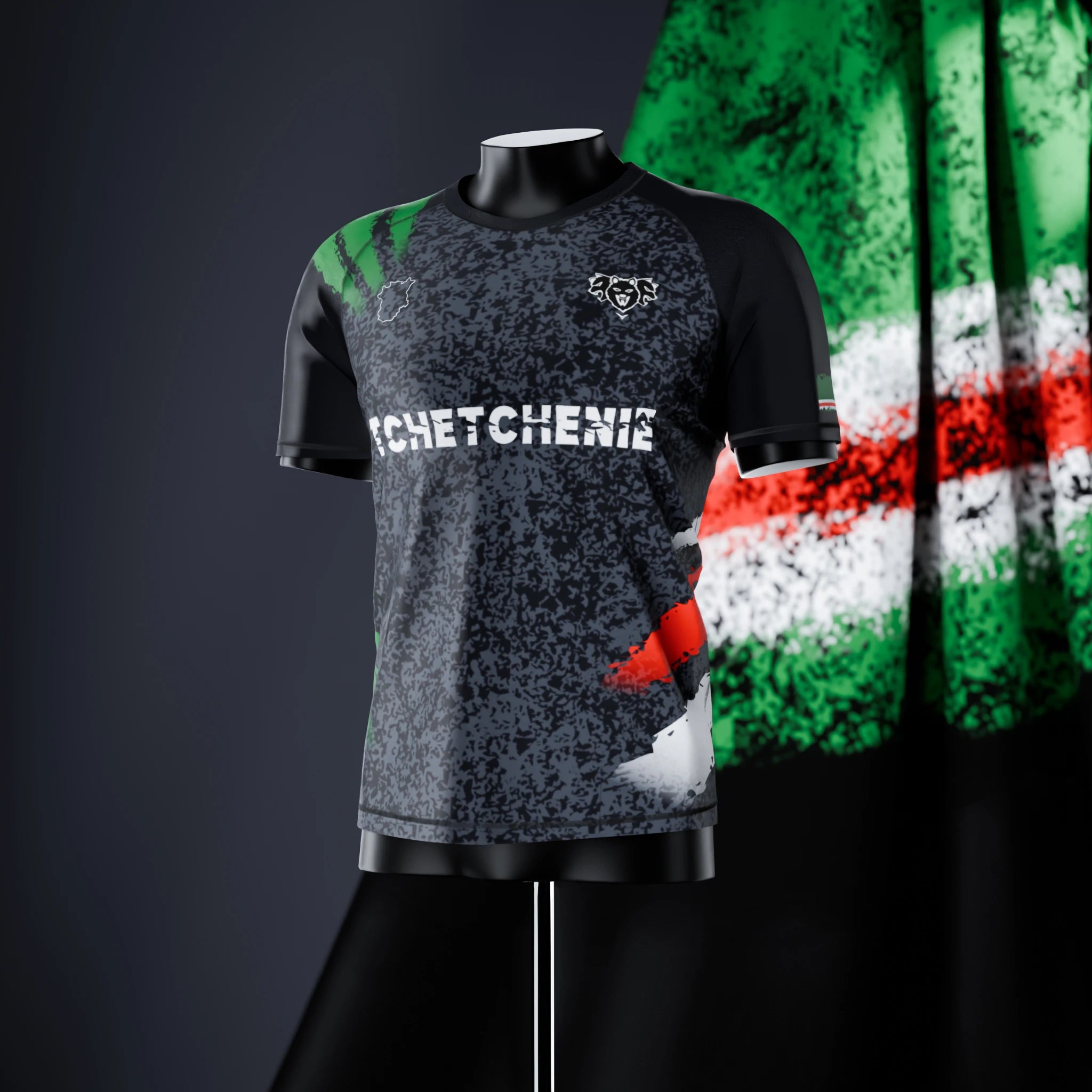 Rashguard à manches courtes - Tchétchénie