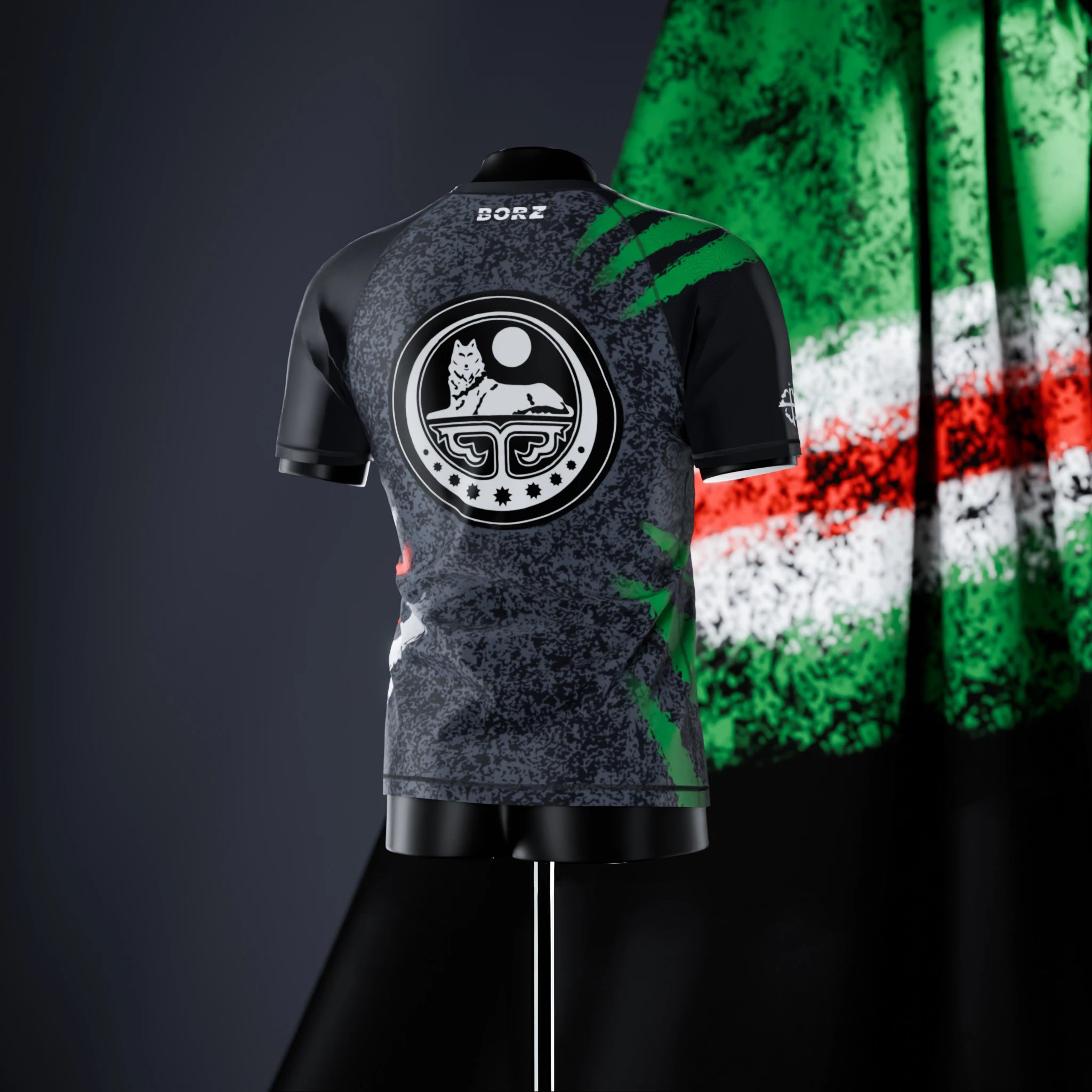 Rashguard à manches courtes - Tchétchénie