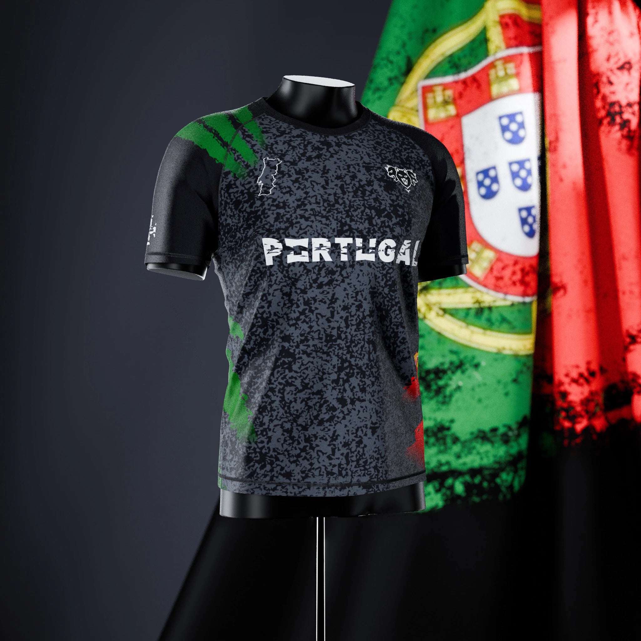 Rashguard à manches courtes - Portugal