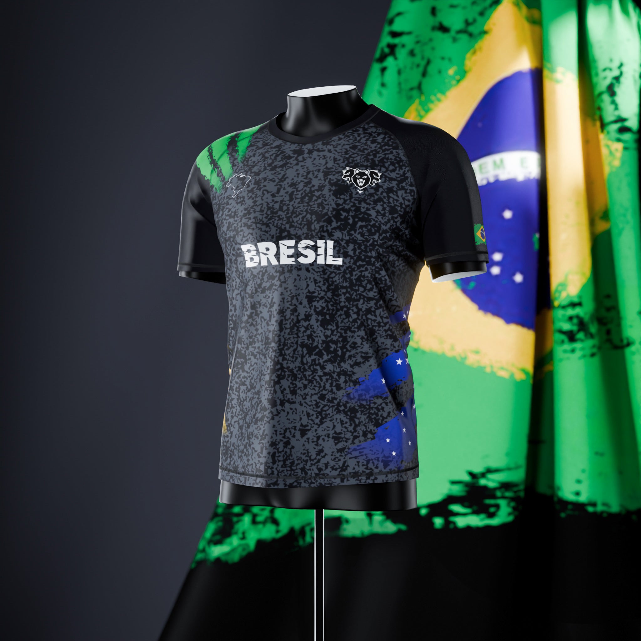 Rashguard à manches courtes - Brésil