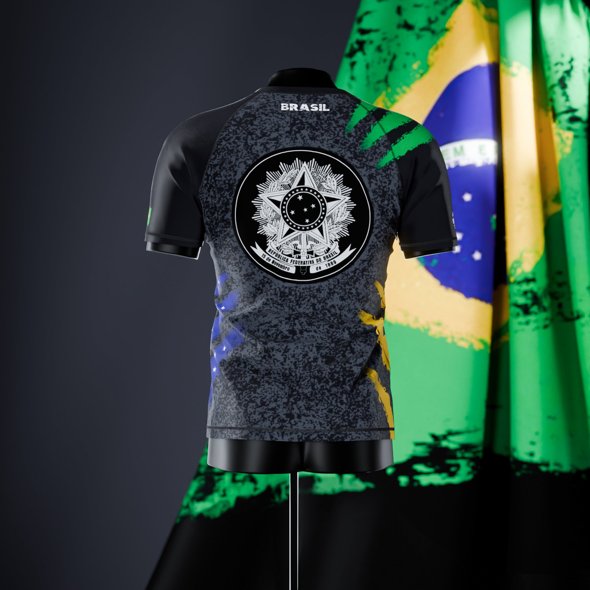 Rashguard à manches courtes - Brésil