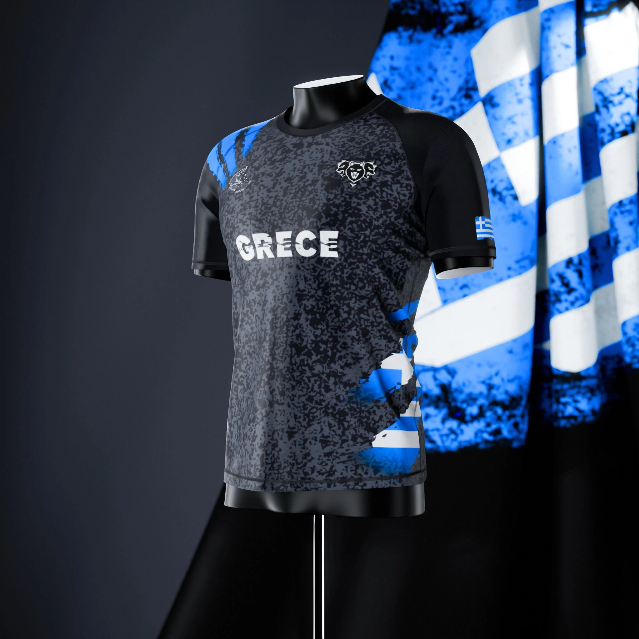 Rashguard à manches courtes - Grèce