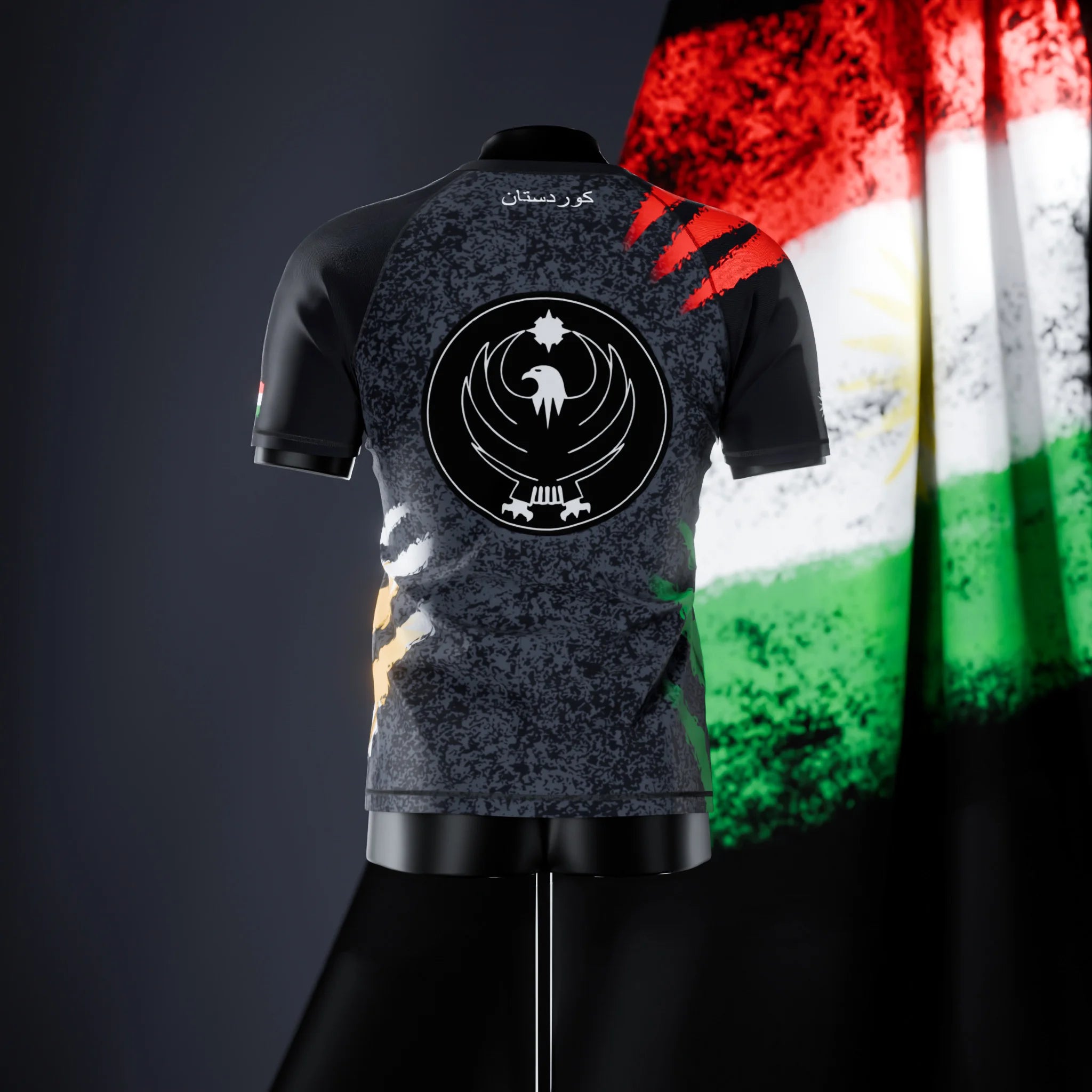 Rashguard à manches courtes - Kurdistan