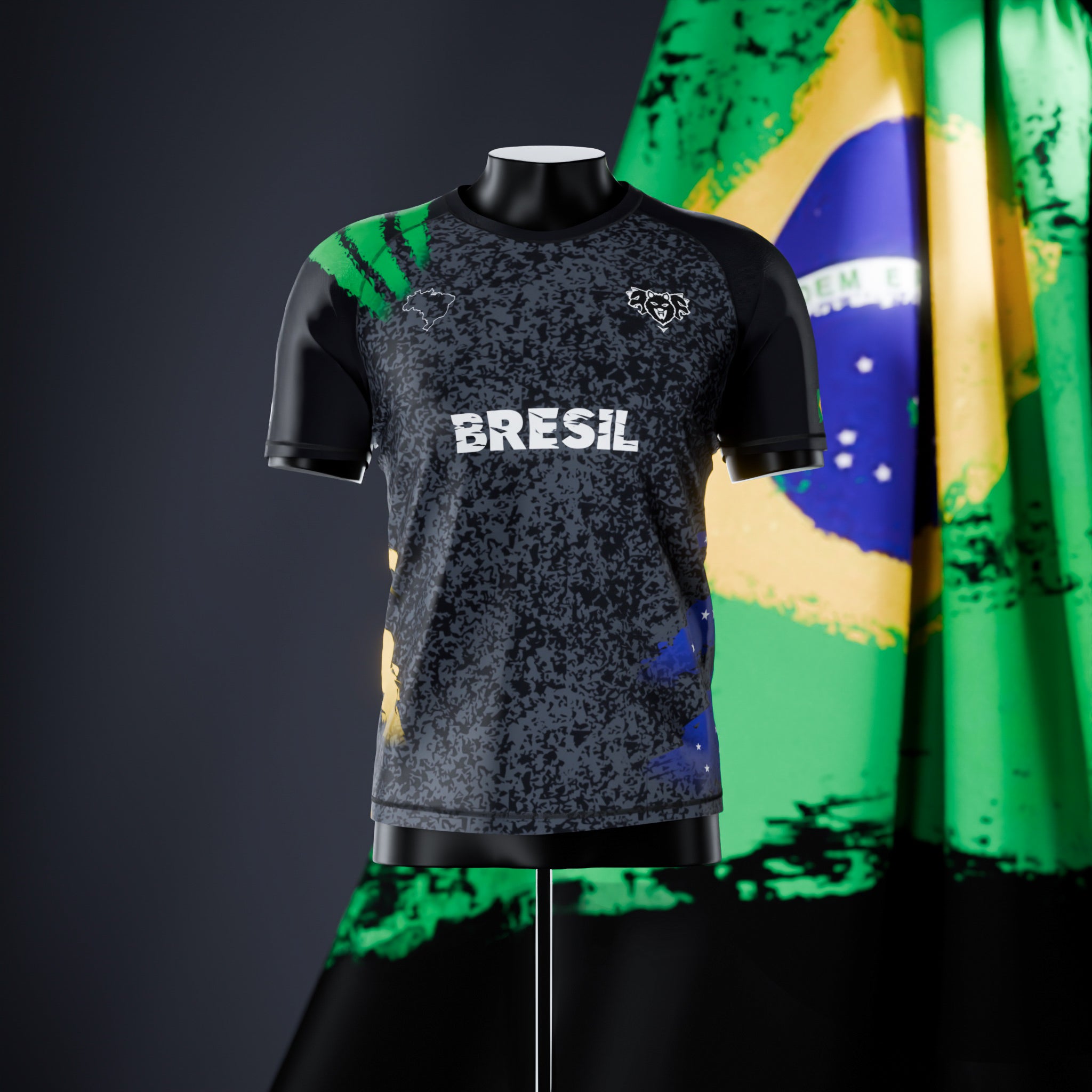 Rashguard à manches courtes - Brésil