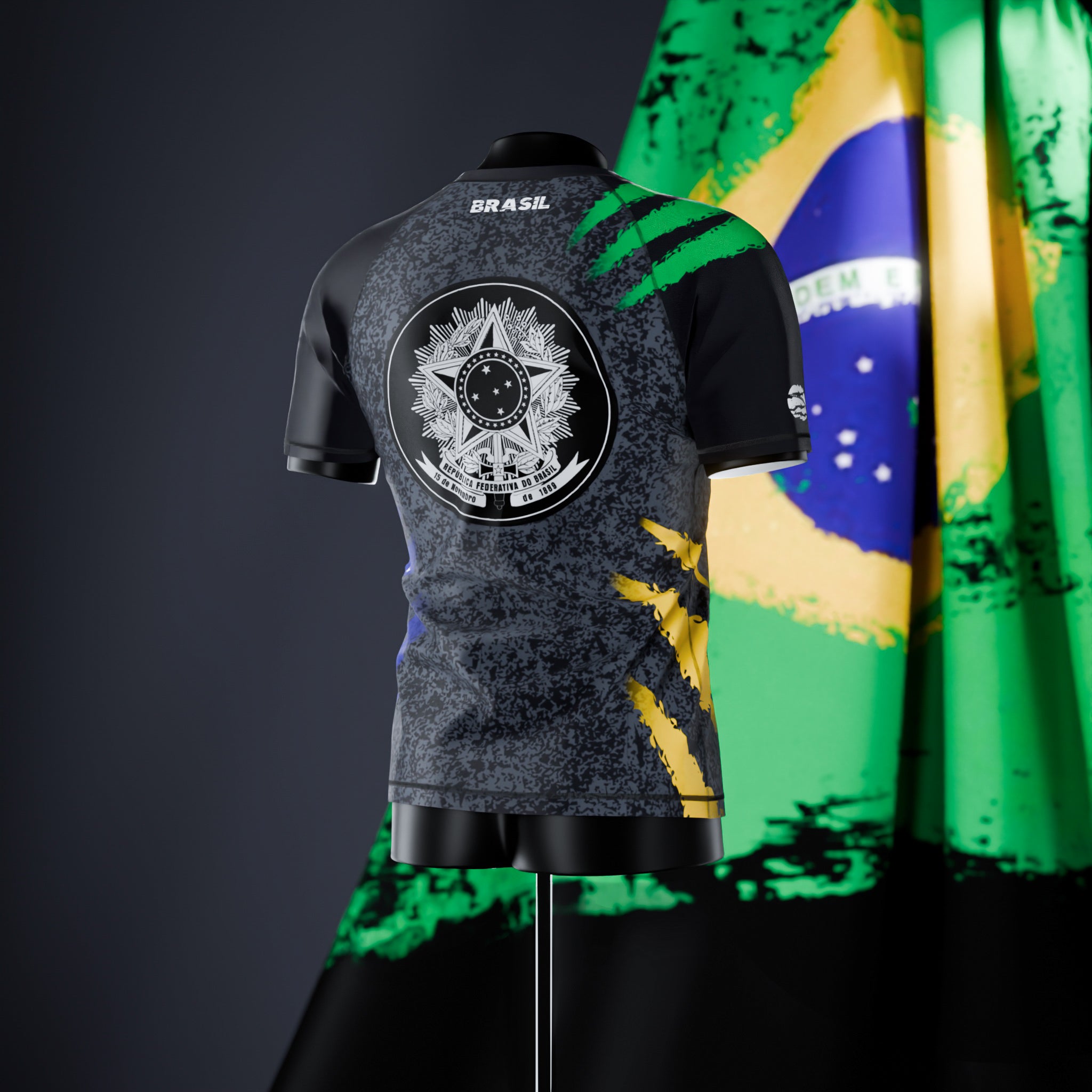 Rashguard à manches courtes - Brésil