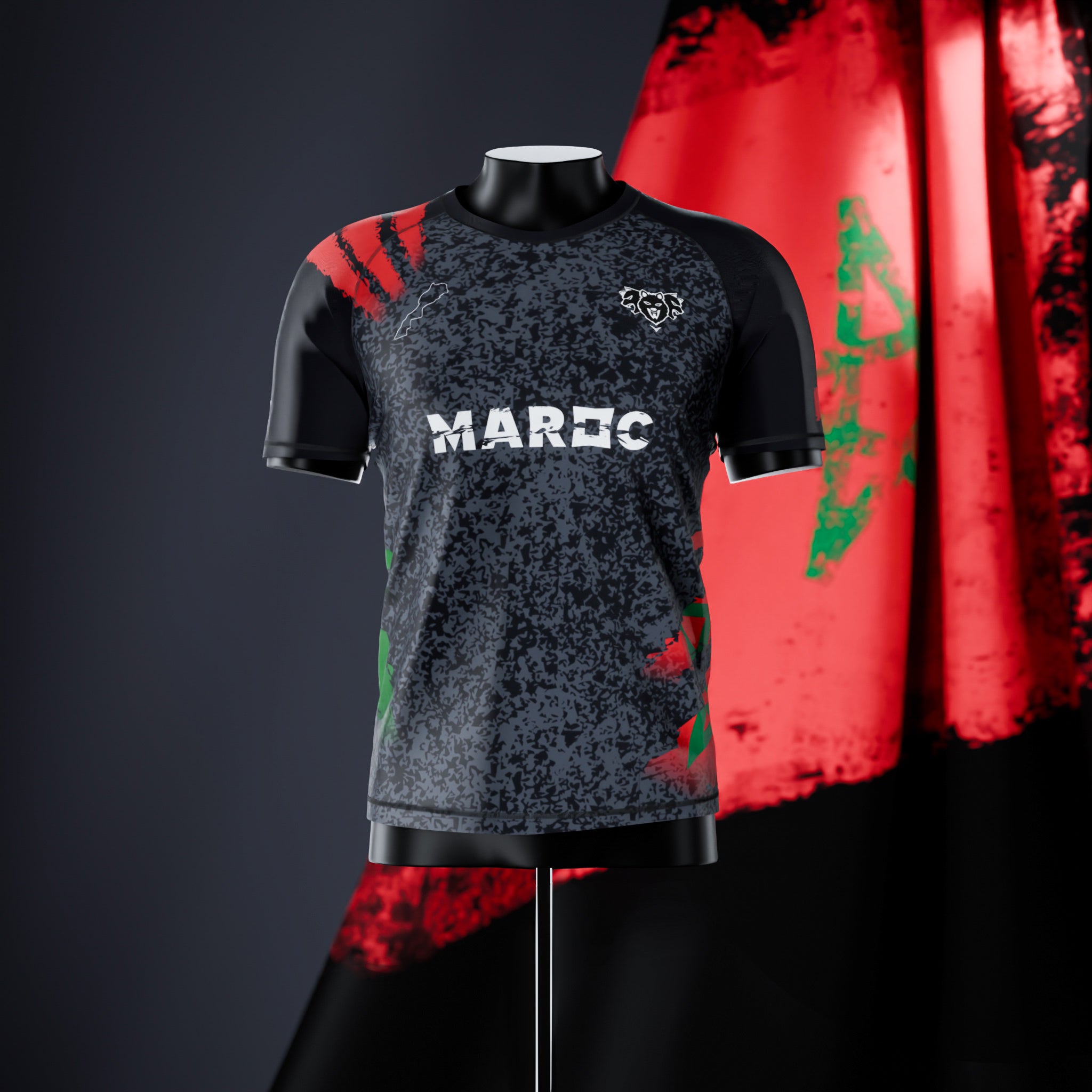 Rashguard à manches courtes - Maroc