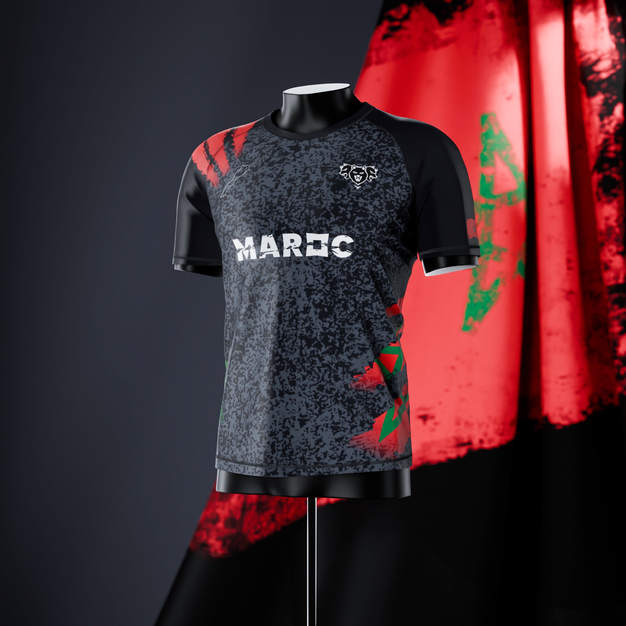 Rashguard à manches courtes - Maroc
