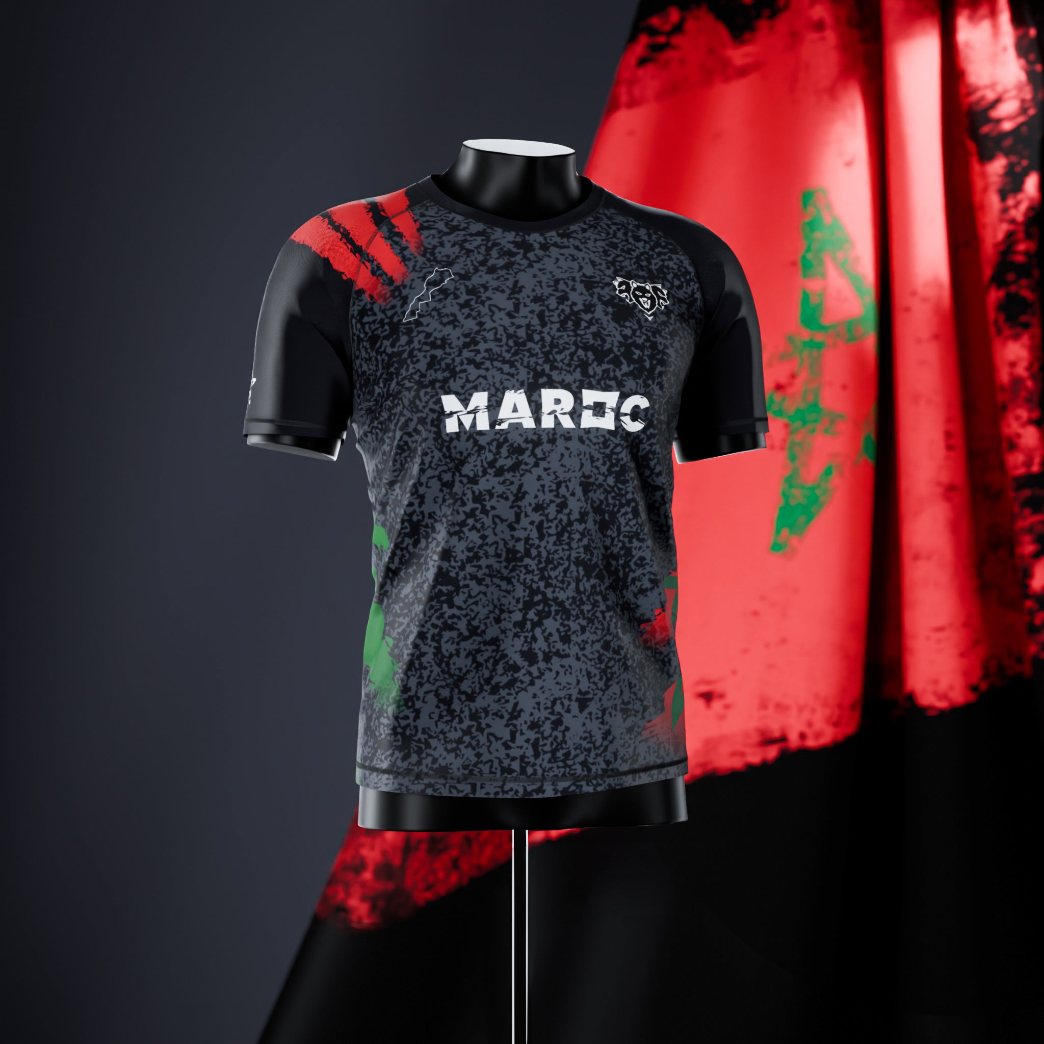 Rashguard à manches courtes - Maroc